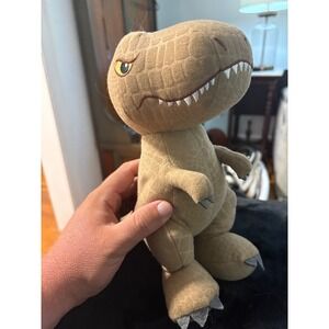 Jurassic World Dominion T-Rex Plush Tan Tyrannosaurus Rex Dinosaur Stuffed Toy
